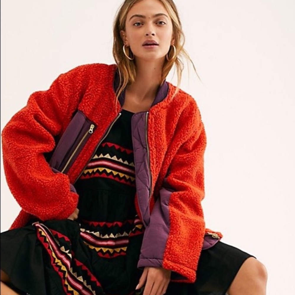 Free People Rivington Sherpa Jacket.